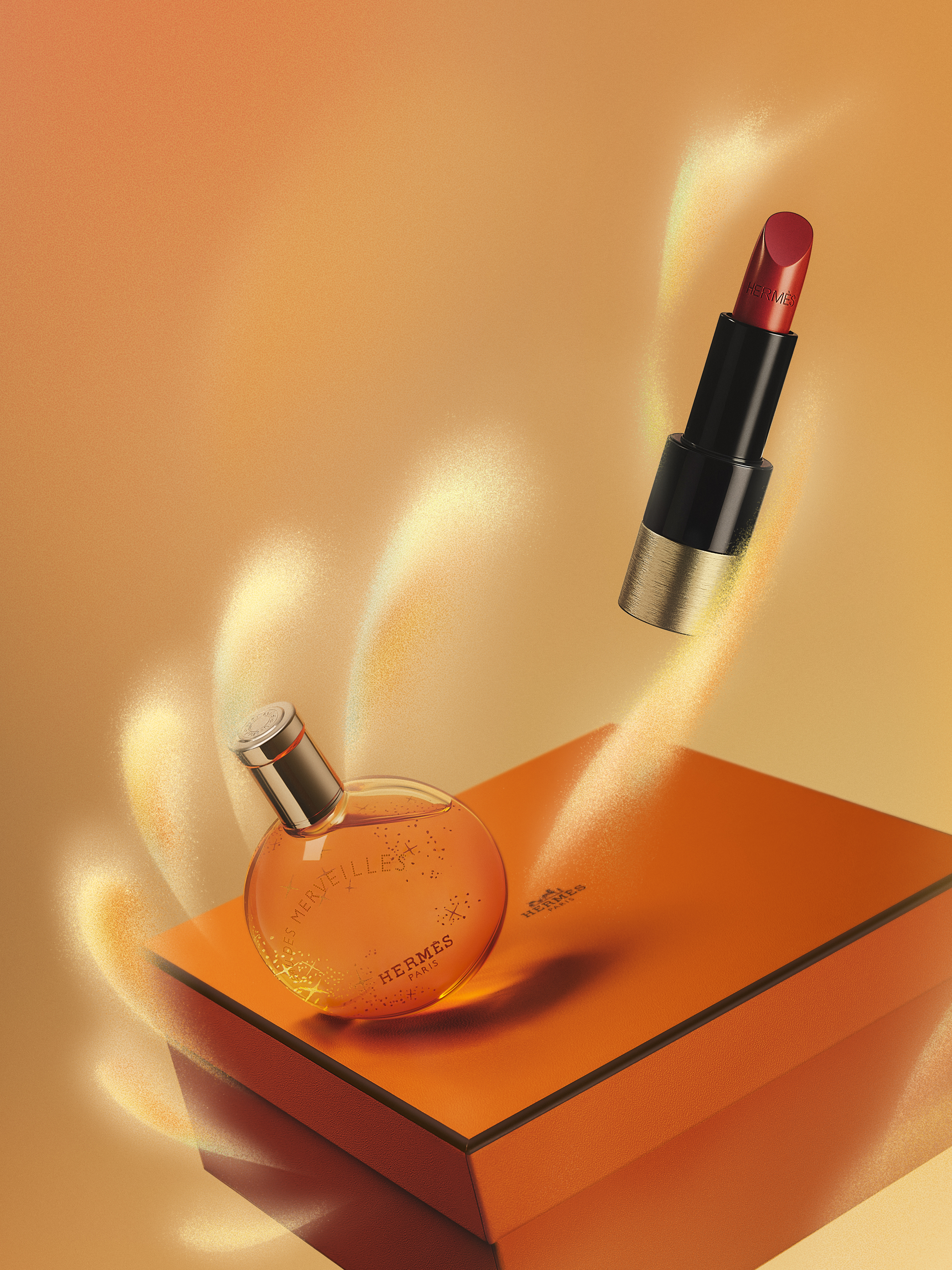 Hermès China campaign illustration